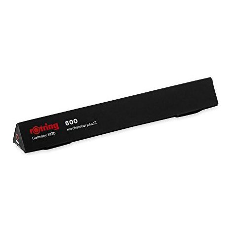 Ołówek automatyczny rOtring 600 metalowy 0.5mm, czarny - 4